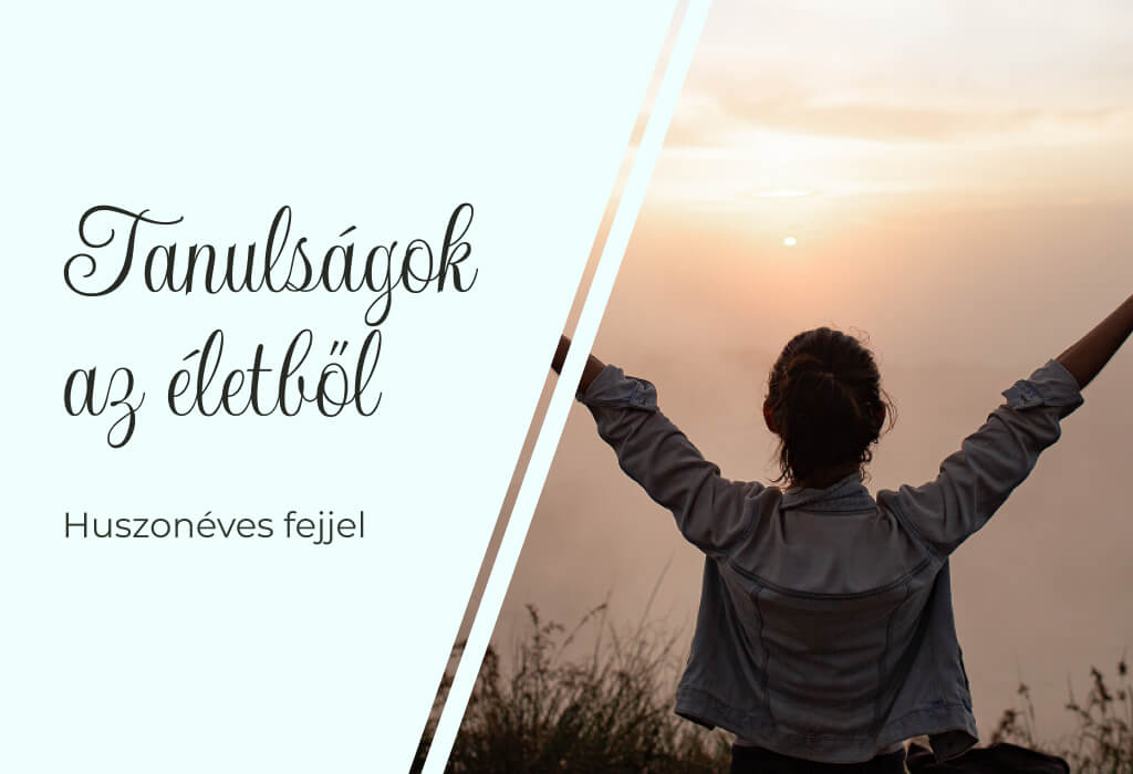 Egy lány tárt karokkal a nap felé